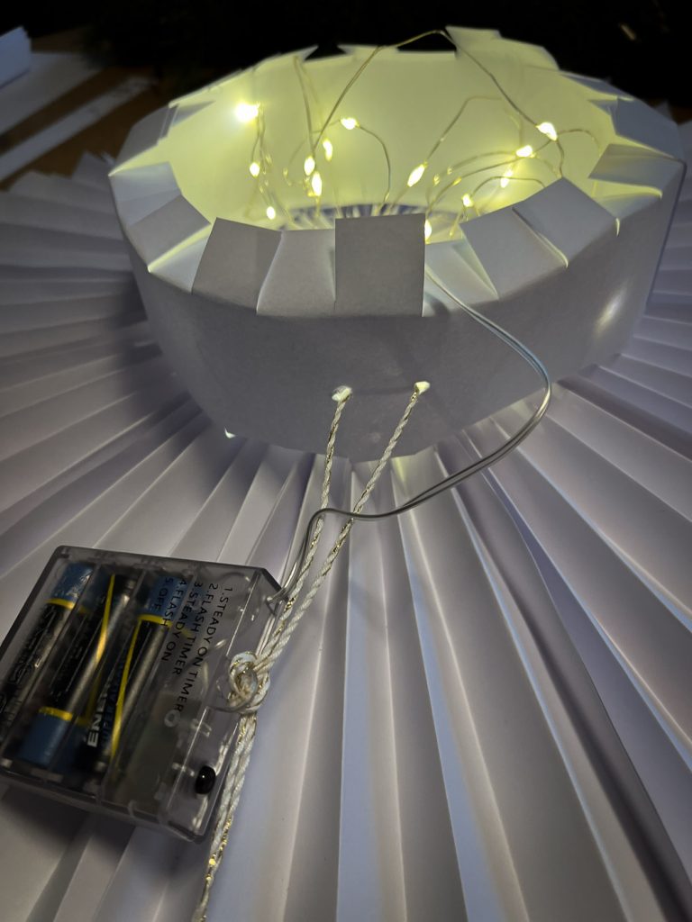 Anbringen der Lichterkette