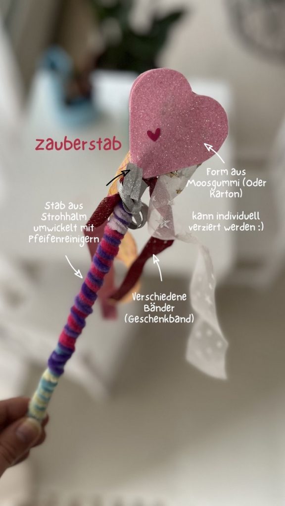 DIY Zauberstab gestalten.