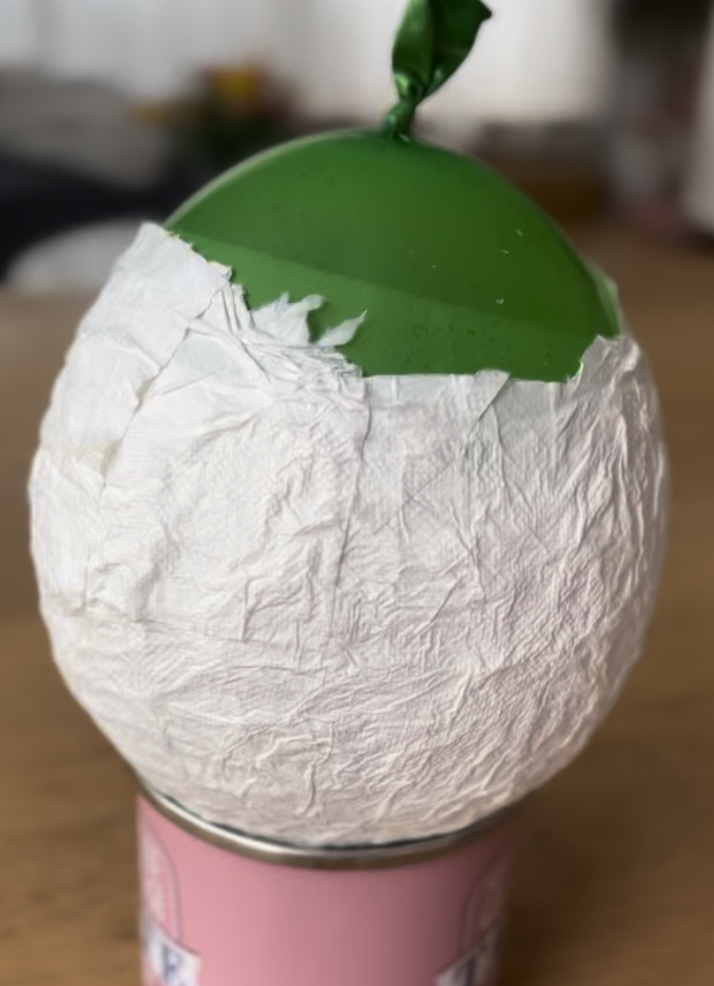 DIY Osternest aus Klopapier.