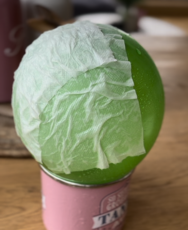 DIY Osternest aus Klopapier.