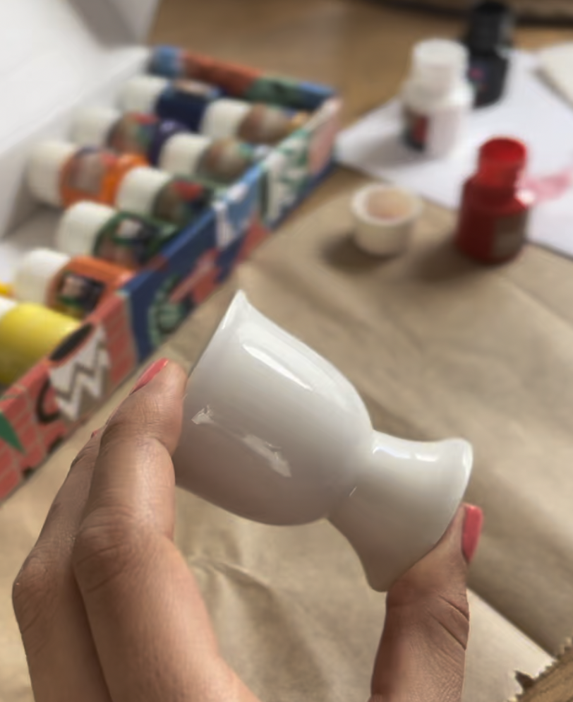 DIY Eierbecher bemalen.